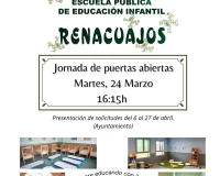 Jornada de puertas abiertas Escuela Infantil Renacuajos
