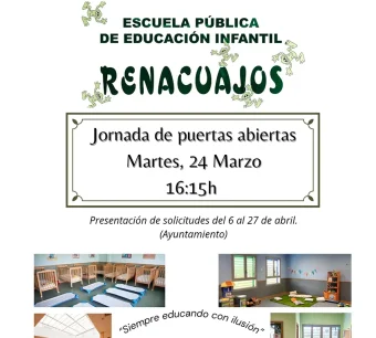 Jornada de puertas abiertas Escuela Infantil Renacuajos