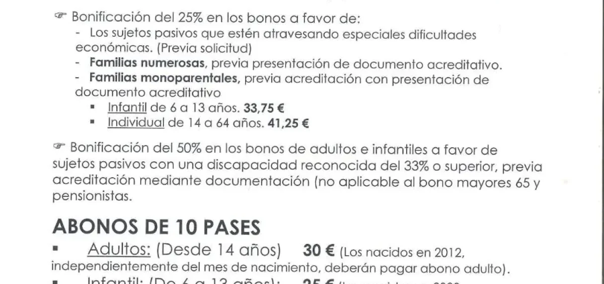 TEMPORADA PISCINAS 2026