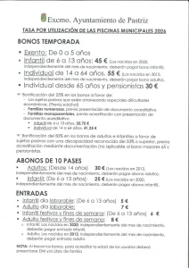 TEMPORADA PISCINAS 2026