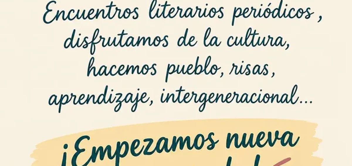 Club de lectura adultos