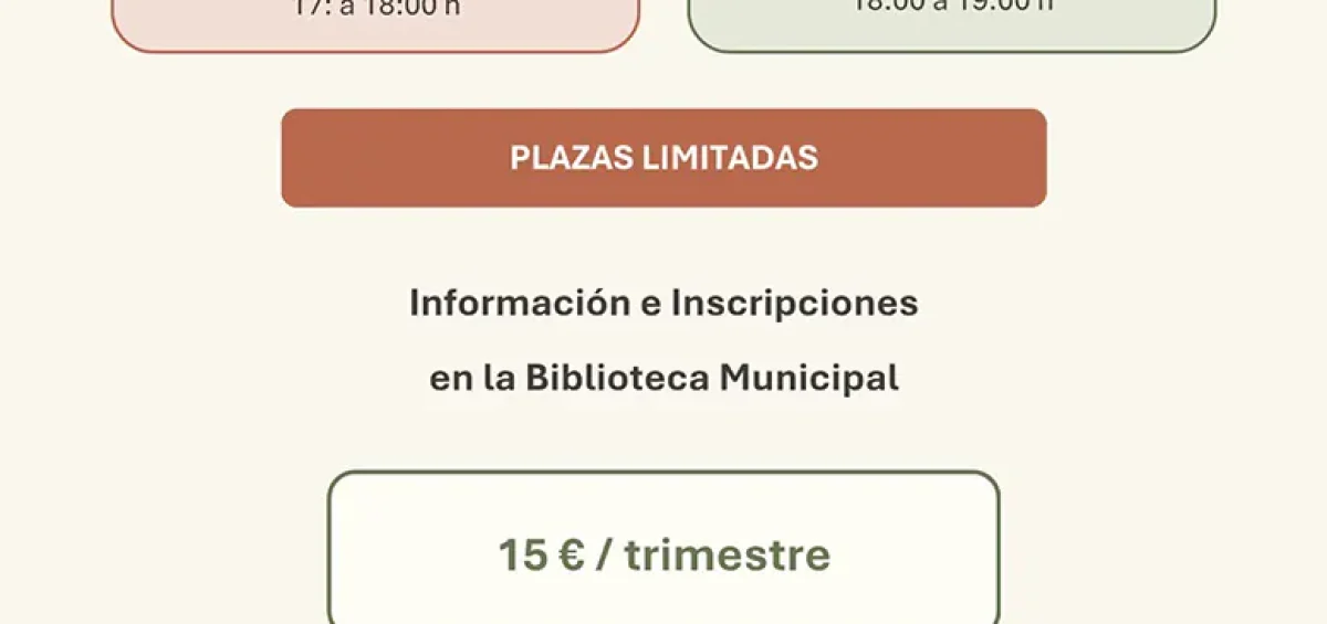 Talleres curso 2026/27